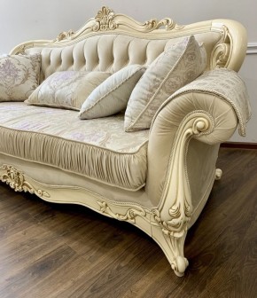 Комплект мягкой мебели Мона Лиза (крем) с раскладным механизмом в Перми - perm.ok-mebel.com | фото 5