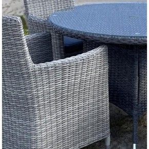 Комплект плетеной мебели AM-395C/T395 Grey 4Pcs (4+1) в Перми - perm.ok-mebel.com | фото 2