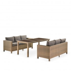 Комплект плетеной мебели T365/S65B-W65 Light Brown в Перми - perm.ok-mebel.com | фото
