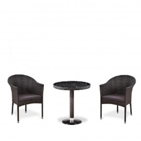 Комплект плетеной мебели T601/Y350A-W53 Brown (2+1) в Перми - perm.ok-mebel.com | фото