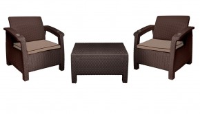 Комплект уличной мебели Yalta Premium Terrace Set (Ялта) шоколадый (+подушки под спину) в Перми - perm.ok-mebel.com | фото 8