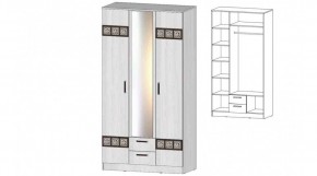 КОСТА-РИКА Шкаф 3-х створчатый (анкор светлый) в Перми - perm.ok-mebel.com | фото