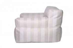 Кресло бескаркасное Уют полоса (Молочный) в Перми - perm.ok-mebel.com | фото 3