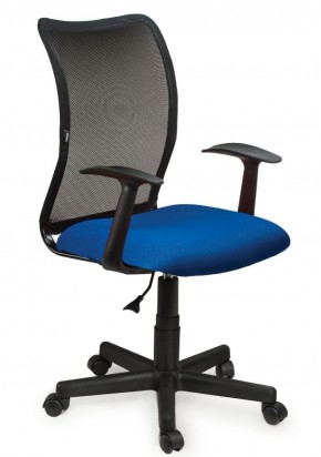 Кресло BRABIX "Spring MG-307", с подлокотниками, комбинированное синее/черное TW, 531404 в Перми - perm.ok-mebel.com | фото