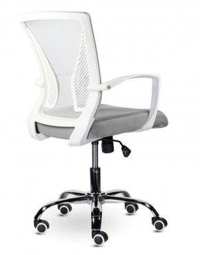 Кресло BRABIX "Wings MG-306" (пластик белый, хром, сетка, серое) 532012 в Перми - perm.ok-mebel.com | фото 4