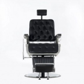 Кресло для барбершопа Barneo 31836E откидная спинка черное в Перми - perm.ok-mebel.com | фото 2