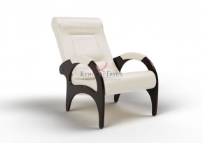 Кресло для отдыха Римини 19-К-КР (экокожа/венге) КРЕМ в Перми - perm.ok-mebel.com | фото 1