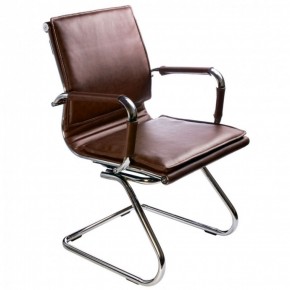 Кресло для посетителя Бюрократ CH-993-Low-V/Brown коричневый в Перми - perm.ok-mebel.com | фото