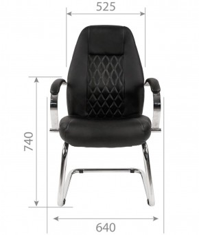 Кресло для посетителя CHAIRMAN 950 V Черное в Перми - perm.ok-mebel.com | фото 4