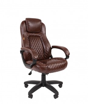 Кресло для руководителя  CHAIRMAN 432 (Экокожа коричневая) в Перми - perm.ok-mebel.com | фото