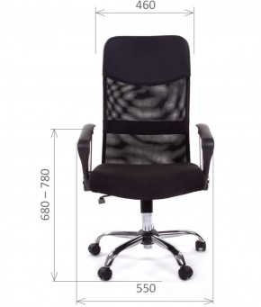 Кресло для руководителя CHAIRMAN 610 N (15-21 черный/сетка черный) в Перми - perm.ok-mebel.com | фото 4