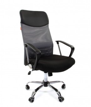 Кресло для руководителя CHAIRMAN 610 N(15-21 черный/сетка серый) в Перми - perm.ok-mebel.com | фото 1