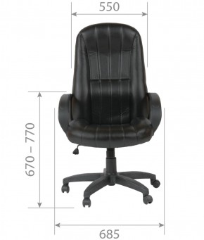 Кресло для руководителя  CHAIRMAN 685 (экокожа черный) в Перми - perm.ok-mebel.com | фото 5