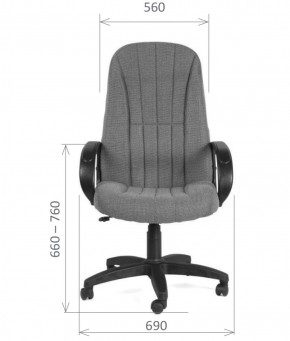 Кресло для руководителя  CHAIRMAN 685 СТ (ткань стандарт 10-356 черная) в Перми - perm.ok-mebel.com | фото 5