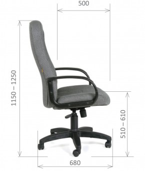 Кресло для руководителя  CHAIRMAN 685 СТ (ткань стандарт 10-356 черная) в Перми - perm.ok-mebel.com | фото 6