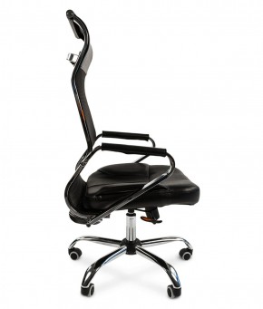 Кресло для руководителя CHAIRMAN 700 (Сетка) Черное в Перми - perm.ok-mebel.com | фото 3