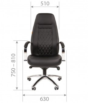 Кресло для руководителя CHAIRMAN 950 (Экокожа) Черное в Перми - perm.ok-mebel.com | фото 4