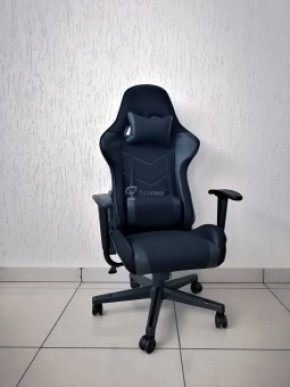 Кресло геймерское Barneo K-50 (черная сетка черные вставки) в Перми - perm.ok-mebel.com | фото