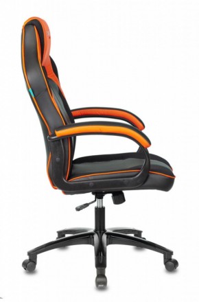 Кресло игровое Бюрократ VIKING 2 AERO ORANGE черный/оранжевый в Перми - perm.ok-mebel.com | фото 3