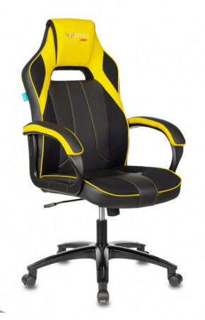 Кресло игровое Бюрократ VIKING 2 AERO YELLOW черный/желтый в Перми - perm.ok-mebel.com | фото