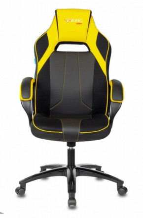 Кресло игровое Бюрократ VIKING 2 AERO YELLOW черный/желтый в Перми - perm.ok-mebel.com | фото 2