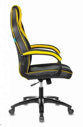 Кресло игровое Бюрократ VIKING 2 AERO YELLOW черный/желтый в Перми - perm.ok-mebel.com | фото 3