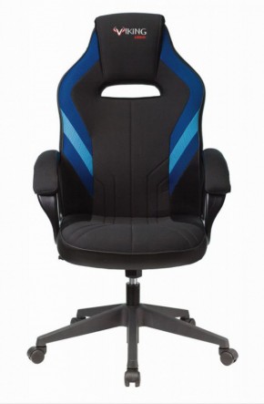 Кресло игровое Бюрократ VIKING 3 AERO BLUE черный/синий в Перми - perm.ok-mebel.com | фото 2