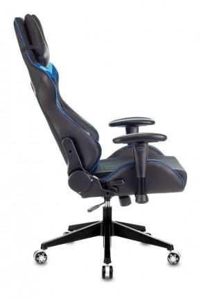 Кресло игровое Бюрократ VIKING 4 AERO BLUE черный/синий в Перми - perm.ok-mebel.com | фото 2