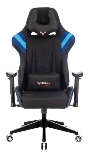 Кресло игровое Бюрократ VIKING 4 AERO BLUE черный/синий в Перми - perm.ok-mebel.com | фото 3