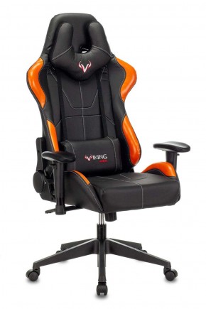 Кресло игровое Бюрократ VIKING 5 AERO ORANGE черный/оранжевый в Перми - perm.ok-mebel.com | фото