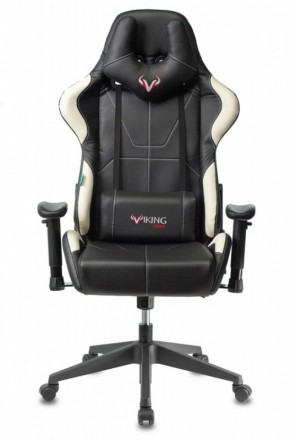 Кресло игровое Бюрократ VIKING 5 AERO WHITE черный/белый в Перми - perm.ok-mebel.com | фото 3