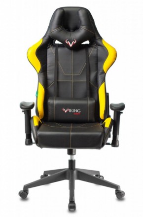 Кресло игровое Бюрократ VIKING 5 AERO YELLOW черный/желтый в Перми - perm.ok-mebel.com | фото 3