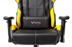 Кресло игровое Бюрократ VIKING 5 AERO YELLOW черный/желтый в Перми - perm.ok-mebel.com | фото 7