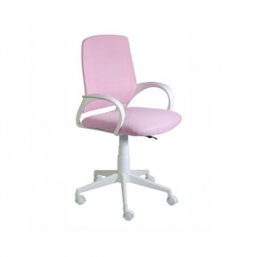 Кресло Ирис White сетка/ткань розовая в Перми - perm.ok-mebel.com | фото