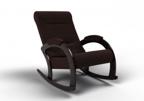 Кресло-качалка Венето 13-Т-Ш (ткань/венге) ШОКОЛАД в Перми - perm.ok-mebel.com | фото