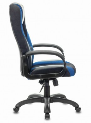Кресло компьютерное BRABIX PREMIUM "Rapid GM-102" (экокожа/ткань, черное/синее) 532106 в Перми - perm.ok-mebel.com | фото 3