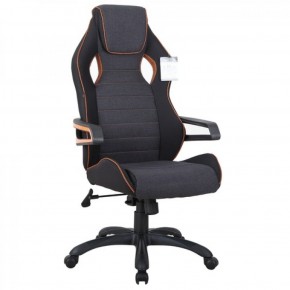 Кресло компьютерное BRABIX Techno Pro GM-003 (ткань черное/серое, вставки оранжевые) 531813 в Перми - perm.ok-mebel.com | фото