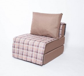 Кресло-кровать бескаркасное Харви (коричневый-квадро беж) в Перми - perm.ok-mebel.com | фото 1