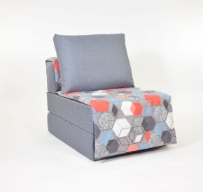 Кресло-кровать бескаркасное Харви (серый-геометрия слейт) в Перми - perm.ok-mebel.com | фото