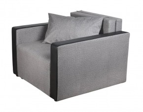 Кресло-кровать Милена с подлокотниками (серый) Велюр в Перми - perm.ok-mebel.com | фото