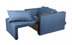 Кресло-кровать Милена с подлокотниками (синий) Велюр в Перми - perm.ok-mebel.com | фото 2