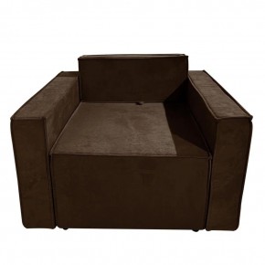 Кресло-кровать Принц КК1-ВК (велюр коричневый) в Перми - perm.ok-mebel.com | фото 1