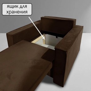 Кресло-кровать Принц КК1-ВК (велюр коричневый) в Перми - perm.ok-mebel.com | фото 6