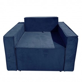 Кресло-кровать Принц КК1-ВСи (велюр синий) в Перми - perm.ok-mebel.com | фото