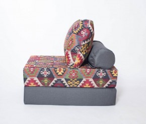 Кресло-кровать-пуф бескаркасное Прайм (мехико серый-графит) в Перми - perm.ok-mebel.com | фото 1