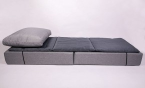Кресло-кровать-пуф бескаркасное Прайм (мехико серый-графит) в Перми - perm.ok-mebel.com | фото 3