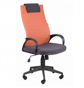 Кресло Квест HOME (Ткань КФ-28/КФ-13) оранжевый-сливовый в Перми - perm.ok-mebel.com | фото 2