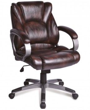 Кресло офисное BRABIX "Eldorado EX-504" (коричневое) 530875 в Перми - perm.ok-mebel.com | фото 1
