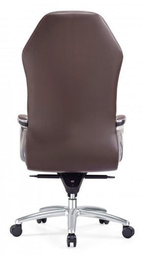 Кресло руководителя Бюрократ _AURA/BROWN коричневый в Перми - perm.ok-mebel.com | фото 5