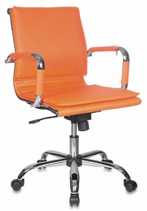 Кресло руководителя Бюрократ CH-993-LOW/ORANGE оранжевый в Перми - perm.ok-mebel.com | фото